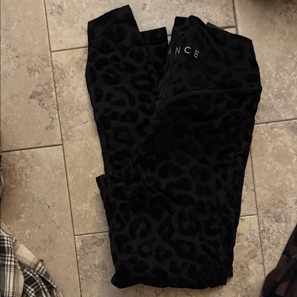 Balance Athletica Black Leopard Leggings